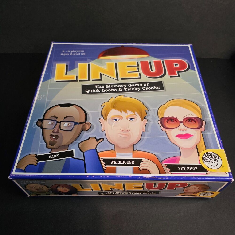 LineUp Memory Game of Quick Looks & Tricky Crooks Mindware Games Board Game